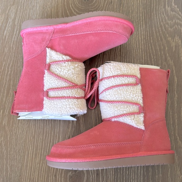 BRAND NEW! KOOLABURRA UGG k michon short pink / white. Various sizes - Picture 1 of 5